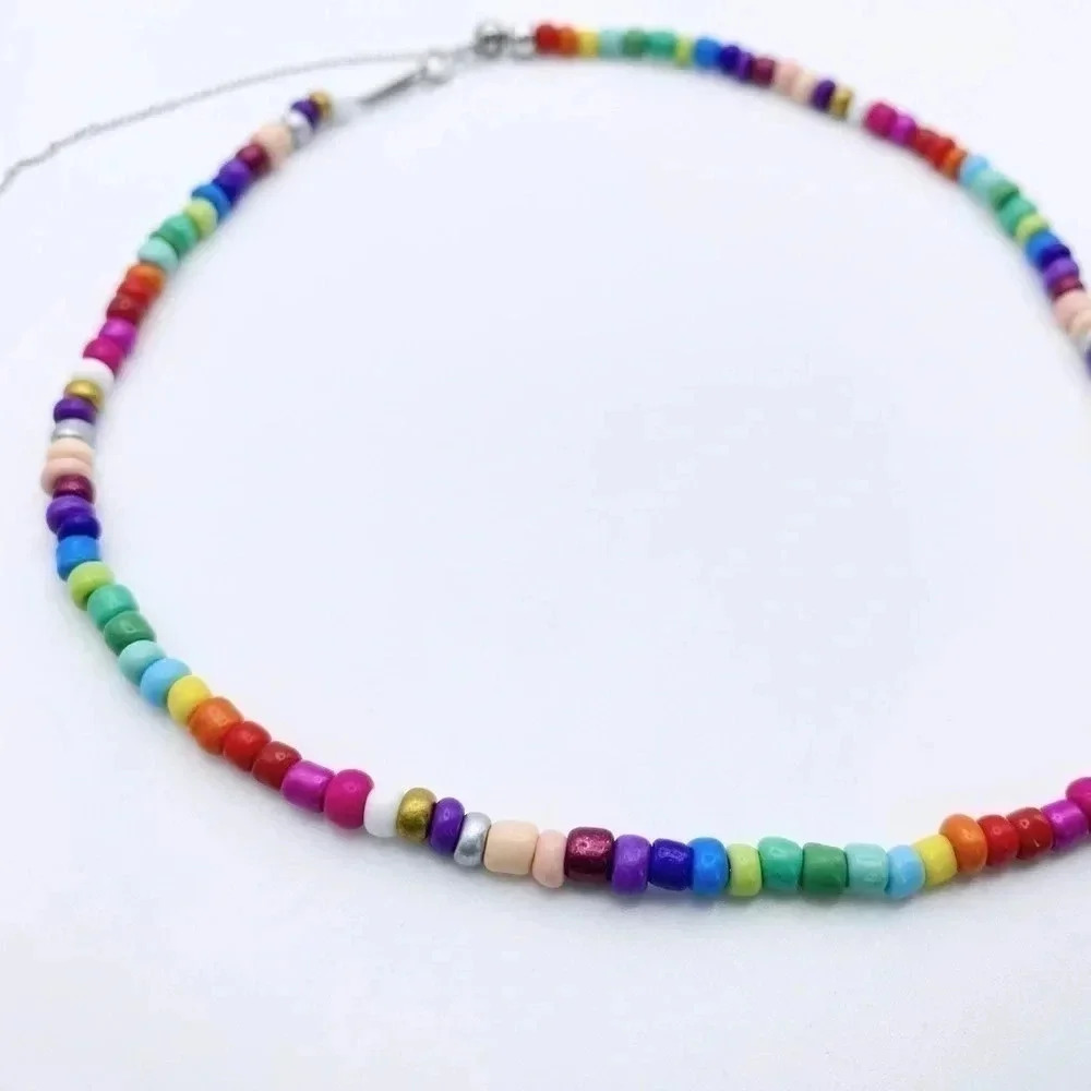 COLORFUL Beaded Choker